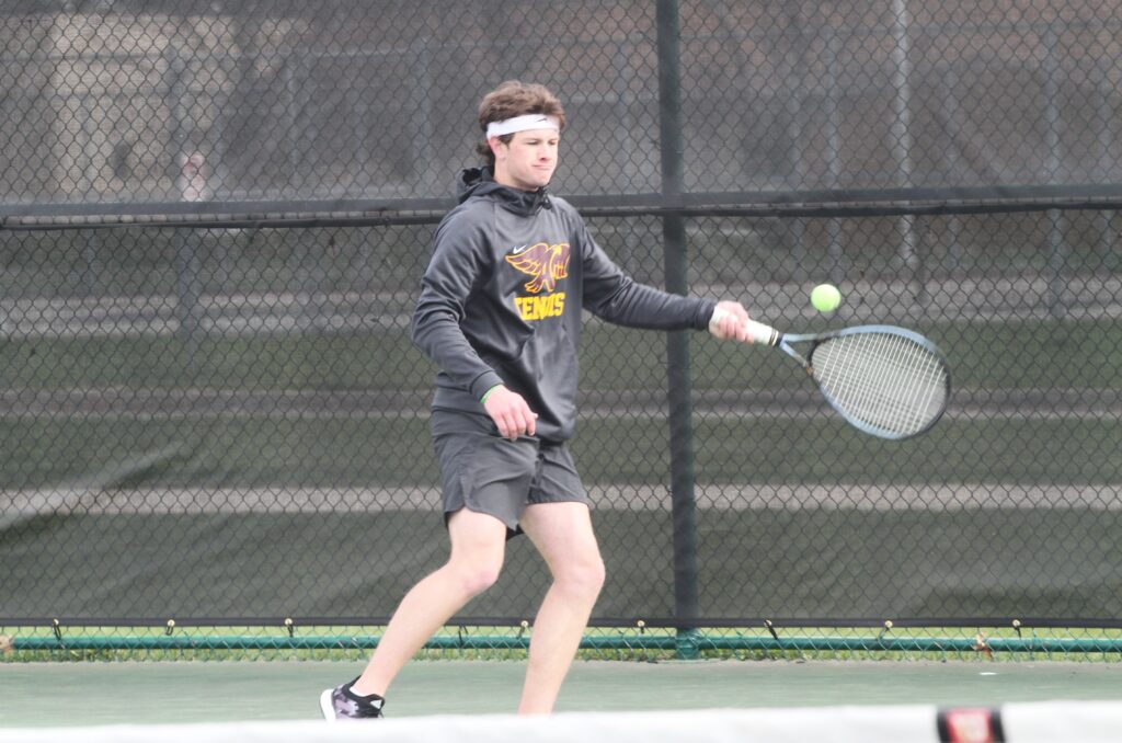 Victor places 2nd at No. 2 singles; Hawks finish 3rd at Johnston