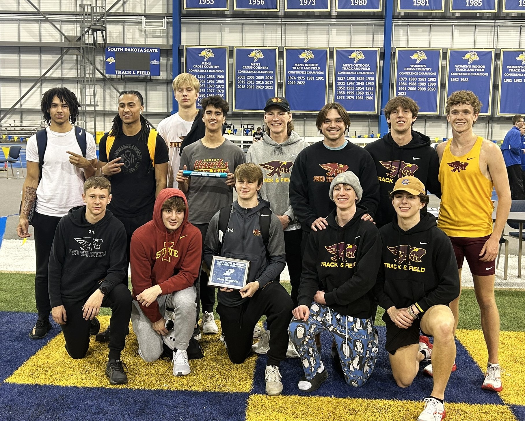 Hawks claim Marske Indoor crown; Sickerson named Athlete of the Meet