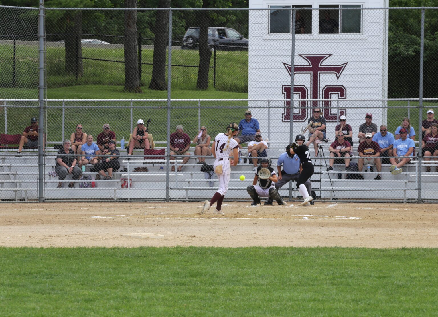 Rusher, Lensmeyer combine to shut down Dowling Catholic in Hawkettes’ sweep